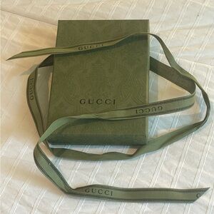 Gucci empty box with Ribbon